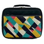 Geometric Pattern Retro Colorful Abstract Lunch Bag
