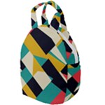 Geometric Pattern Retro Colorful Abstract Travel Backpack