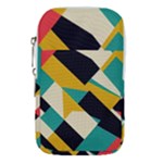 Geometric Pattern Retro Colorful Abstract Waist Pouch (Small)