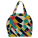 Geometric Pattern Retro Colorful Abstract Boxy Hand Bag