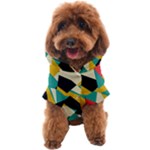Geometric Pattern Retro Colorful Abstract Dog Coat