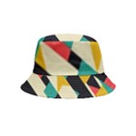 Geometric Pattern Retro Colorful Abstract Bucket Hat (Kids)
