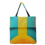 Colorful Rainbow Pattern Digital Art Abstract Minimalist Minimalism Grocery Tote Bag