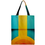 Colorful Rainbow Pattern Digital Art Abstract Minimalist Minimalism Zipper Classic Tote Bag