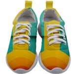 Colorful Rainbow Pattern Digital Art Abstract Minimalist Minimalism Kids Athletic Shoes
