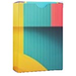 Colorful Rainbow Pattern Digital Art Abstract Minimalist Minimalism Playing Cards Single Design (Rectangle) with Custom Box