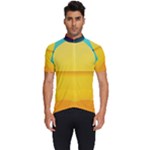 Colorful Rainbow Pattern Digital Art Abstract Minimalist Minimalism Men s Short Sleeve Cycling Jersey