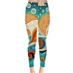 Waves Ocean Sea Abstract Whimsical Abstract Art Pattern Abstract Pattern Nature Water Seascape Everyday Leggings 
