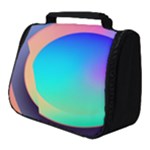 Circle Colorful Rainbow Spectrum Button Gradient Full Print Travel Pouch (Small)