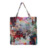 Digital Computer Technology Office Information Modern Media Web Connection Art Creatively Colorful C Grocery Tote Bag