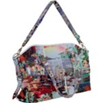 Digital Computer Technology Office Information Modern Media Web Connection Art Creatively Colorful C Canvas Crossbody Bag