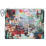 Digital Computer Technology Office Information Modern Media Web Connection Art Creatively Colorful C Canvas Cosmetic Bag (XXL)