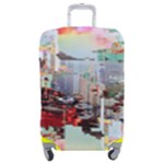 Digital Computer Technology Office Information Modern Media Web Connection Art Creatively Colorful C Luggage Cover (Medium)