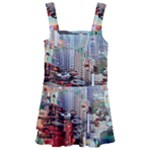 Digital Computer Technology Office Information Modern Media Web Connection Art Creatively Colorful C Kids  Layered Skirt Swimsuit