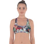 Digital Computer Technology Office Information Modern Media Web Connection Art Creatively Colorful C Cross Back Hipster Bikini Top 