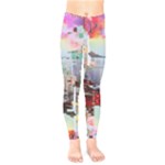 Digital Computer Technology Office Information Modern Media Web Connection Art Creatively Colorful C Kids  Classic Winter Leggings