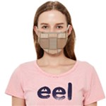 Wooden Wickerwork Texture Square Pattern Cloth Face Mask (Adult)