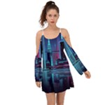Digital Art Artwork Illustration Vector Buiding City Boho Dress
