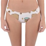 Bear Cartoon Background Pattern Seamless Animal Reversible Hipster Bikini Bottoms