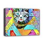Kitten Cat Pet Animal Adorable Fluffy Cute Kitty Deluxe Canvas 16  x 12  (Stretched) 
