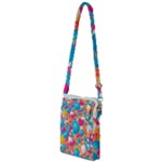 Circles Art Seamless Repeat Bright Colors Colorful Multi Function Travel Bag