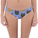 Cat Cat Background Animals Little Cat Pets Kittens Reversible Hipster Bikini Bottoms