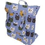 Cat Cat Background Animals Little Cat Pets Kittens Buckle Up Backpack
