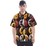 Chocolate Candy Candy Box Gift Cashier Decoration Chocolatier Art Handmade Food Cooking Men s Short Sleeve Shirt