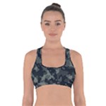 Camouflage, Pattern, Abstract, Background, Texture, Army Cross Back Sports Bra