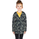 Camouflage, Pattern, Abstract, Background, Texture, Army Kids  Double Breasted Button Coat
