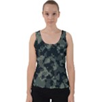 Camouflage, Pattern, Abstract, Background, Texture, Army Velvet Tank Top