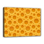 Cheese Texture Food Textures Canvas 16  x 12  (Stretched)