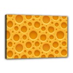 Cheese Texture Food Textures Canvas 18  x 12  (Stretched)