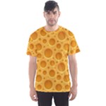 Cheese Texture Food Textures Men s Sport Mesh T-Shirt