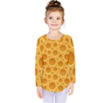 Cheese Texture Food Textures Kids  Long Sleeve T-Shirt
