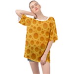 Cheese Texture Food Textures Oversized Chiffon Top
