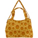 Cheese Texture Food Textures Double Compartment Shoulder Bag