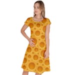 Cheese Texture Food Textures Classic Short Sleeve Dress