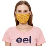 Cheese Texture Food Textures Cloth Face Mask (Adult)