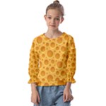 Cheese Texture Food Textures Kids  Cuff Sleeve Top
