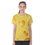 Cheese Texture, Macro, Food Textures, Slices Of Cheese Women s Cotton T-Shirt