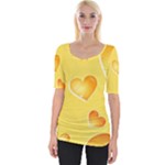 Cheese Texture, Macro, Food Textures, Slices Of Cheese Wide Neckline T-Shirt