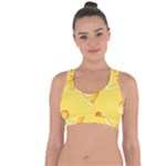 Cheese Texture, Macro, Food Textures, Slices Of Cheese Cross String Back Sports Bra
