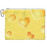 Cheese Texture, Macro, Food Textures, Slices Of Cheese Canvas Cosmetic Bag (XXL)