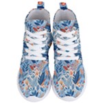 Berries Foliage Seasons Branches Seamless Background Nature Women s Lightweight High Top Sneakers