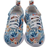 Berries Foliage Seasons Branches Seamless Background Nature Kids Athletic Shoes