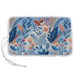 Berries Foliage Seasons Branches Seamless Background Nature Pen Storage Case (M)
