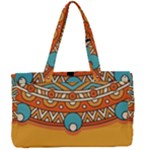 Mandala orange Canvas Work Bag