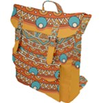 Mandala orange Buckle Up Backpack