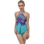 Mandala blue Go with the Flow One Piece Swimsuit